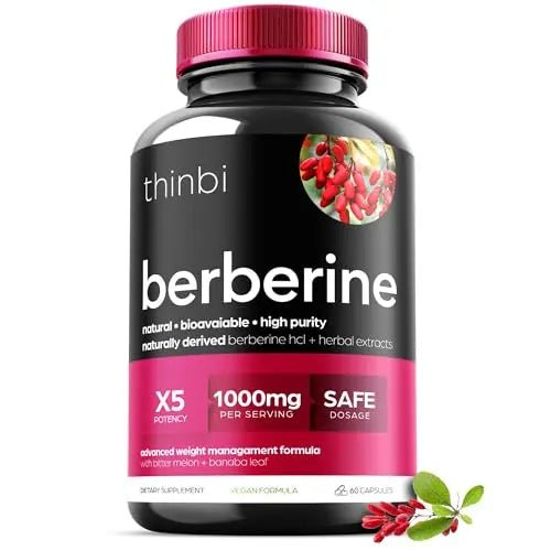 Berberine Supplement 1000mg Potent Botanical Capsules for Weight - TrustMedUSA