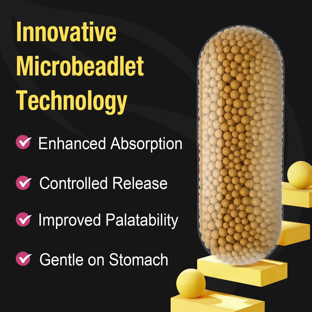Berberine Supplement 1200mg Berberine HCL - High Bioavailability Microbeadlet - TrustMedUSA
