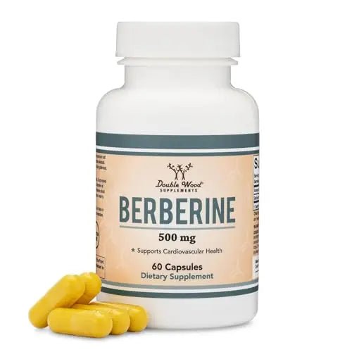 Berberine Supplement 500mg, 60 Capsules (Third Party Tested, Manufactured in The USA - TrustMedUSA