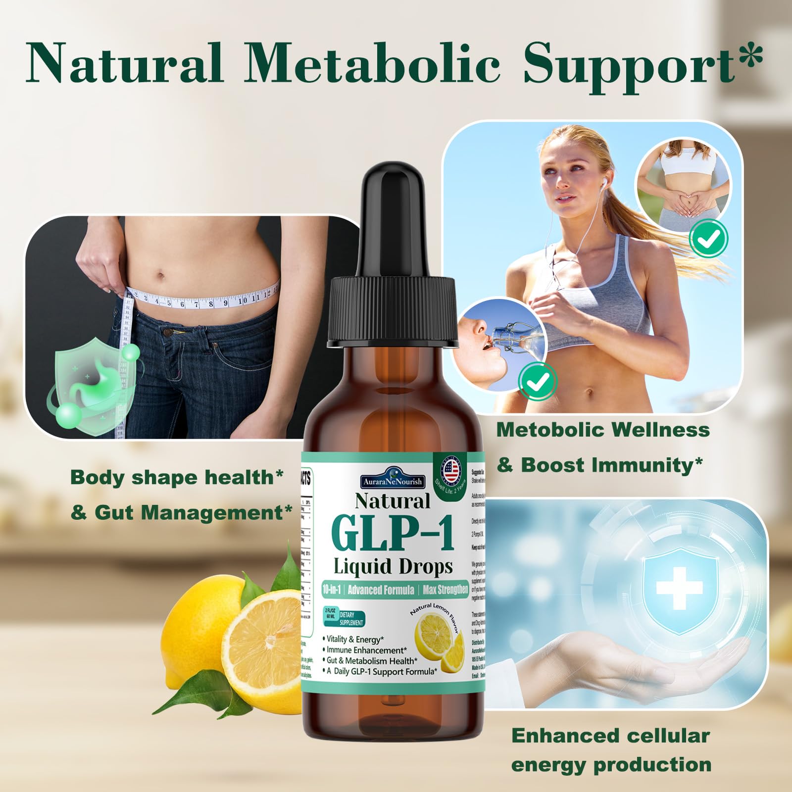 Berberine Supplement for Women and Men, 10-in-1 Formula w. Ceylon Cinnamon, Prebiotic Fiber & Green Tea Extract | Supports Metabolic Wellness, Gut & Digestive Health | Vegan, Gluten-Free - TrustMedUSA