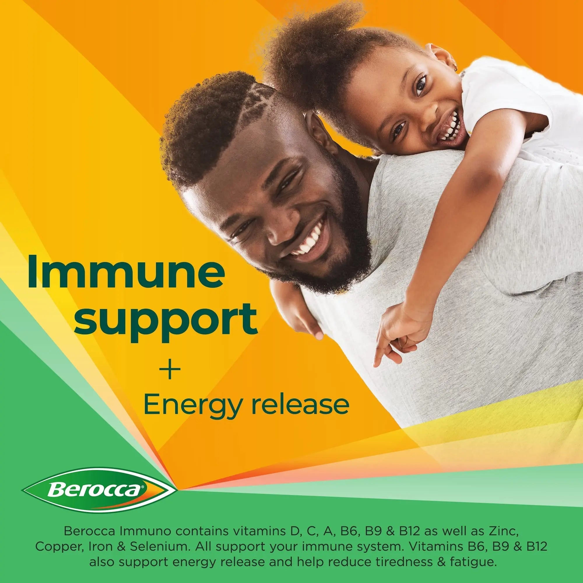 Berocca Immuno Effervescent Tablets, 11 Vitamins and Minerals, Including Vitamins D, C - TrustMedUSA
