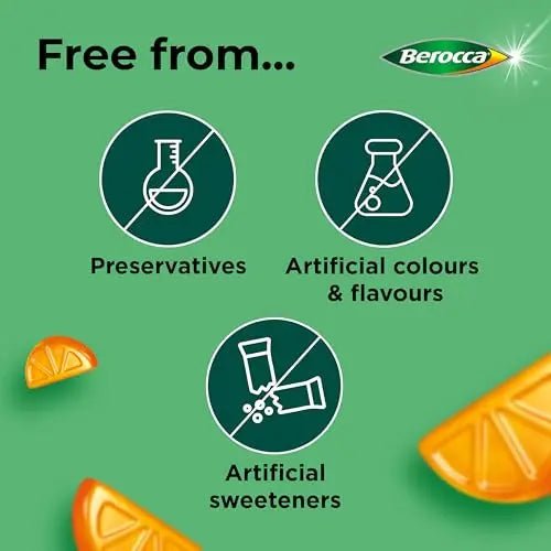 Berocca Immuno Gummy Vitamins, Orange Flavour, Bursting with Immune System - TrustMedUSA