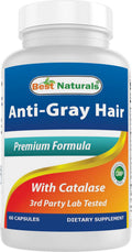 Best Naturals Anti Gray Hair Formula, 60 Count - TrustMedUSA