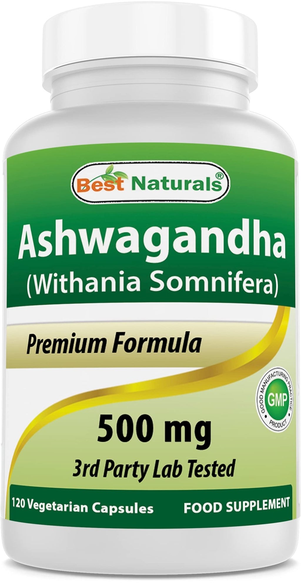 Best Naturals Ashwagandha Capsules for Relaxing Stress and Mood, 500 mg, 120 Count (Packaging may vary) - TrustMedUSA