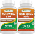 Best Naturals White Willow Bark 400 mg 180 Capsules (180 Count (Pack of 2)) - TrustMedUSA