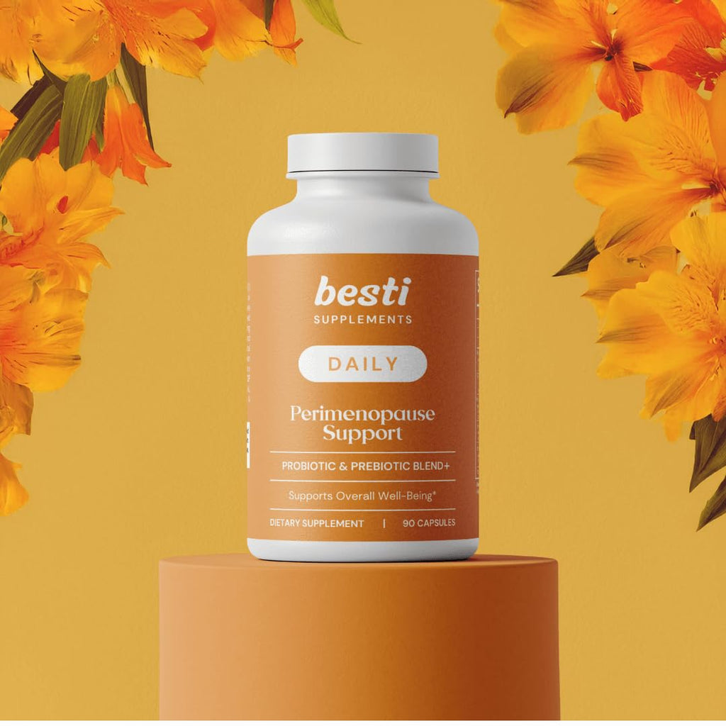Besti Supplements Daily Perimenopause Support – Probiotic & Prebiotic Blend – Supports Overall Well-Being – 90 Capsules - TrustMedUSA