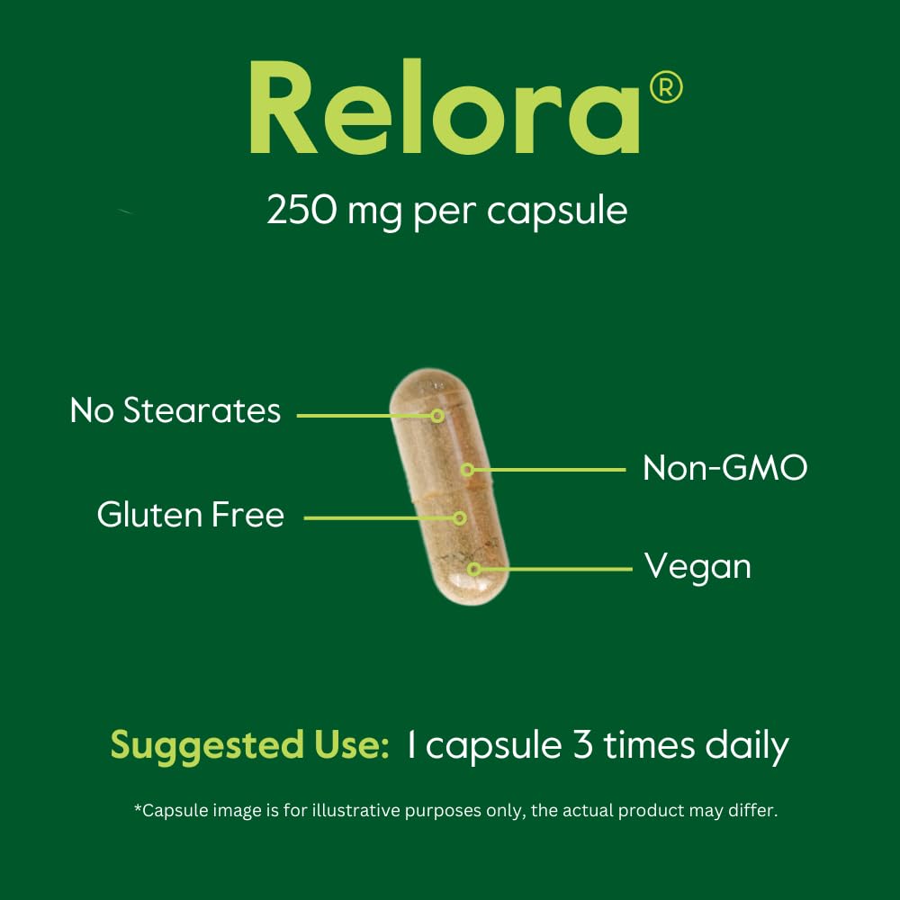 BESTVITE Filler-Free Relora 250mg (240 Vegetarian Capsules) (120 x 2) – Clinically Researched – No Stearates – Vegan – No Fillers – Supports the Management of Occasional Stress* - TrustMedUSA