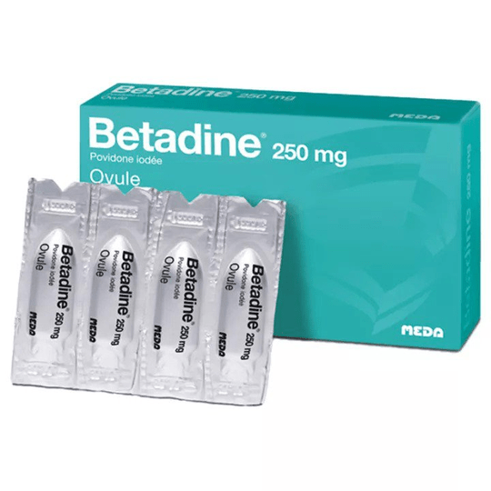 Betadine 250 mg 8 Ovules for vaginal infections - TrustMedUSA