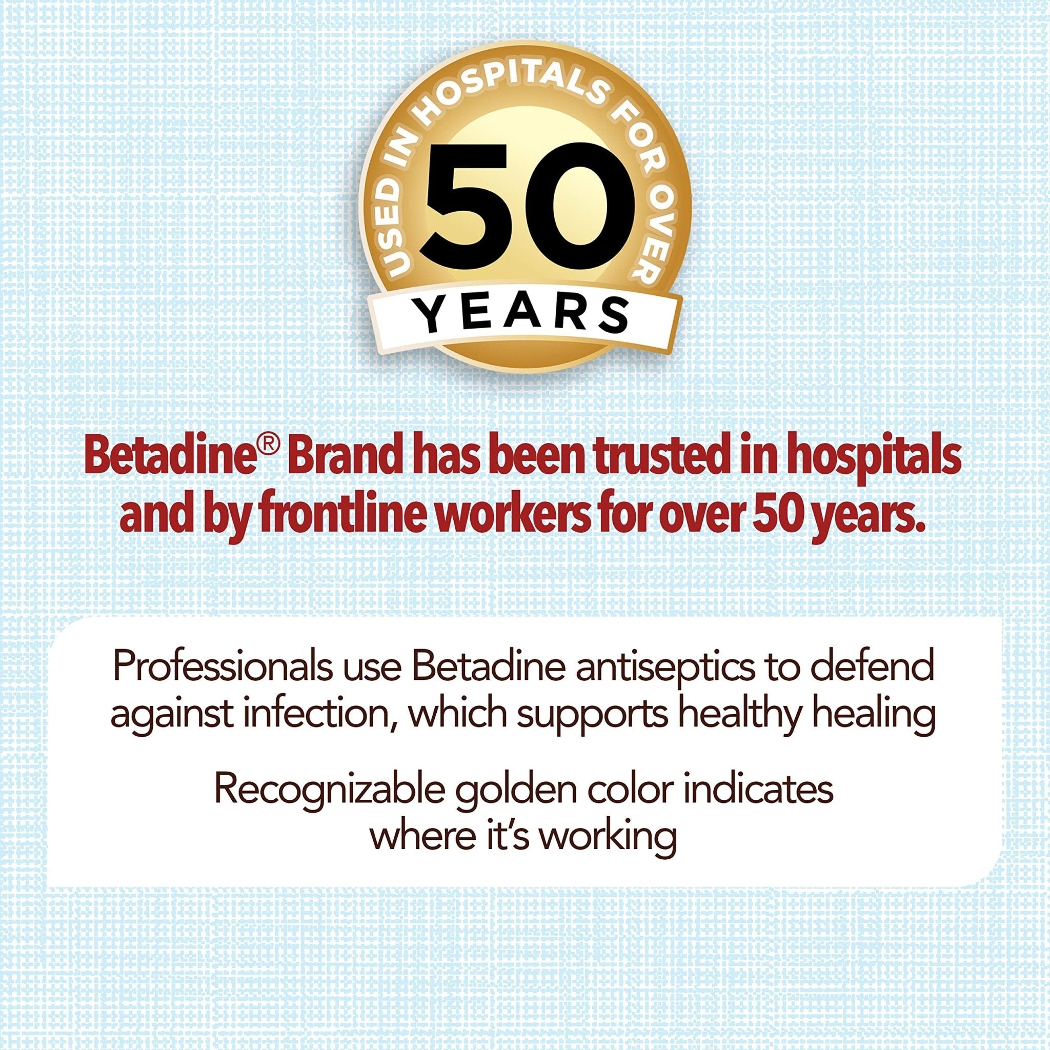 Betadine Antiseptic First Aid Solution, Povidone-Iodine 10%, Infection Protection, Kills Germs in Minor Cuts Scrapes and Burns, No Sting Promise, No Alcohol or Hydrogen Peroxide, 8 FL OZ - Maple Wellness Supplements