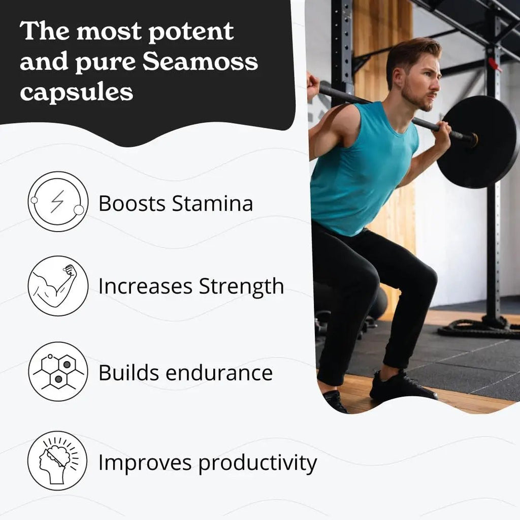 Better Alt Sea Moss Capsules- Irish Sea Moss with Black Seed Oil, Ashwagandha & Black - TrustMedUSA