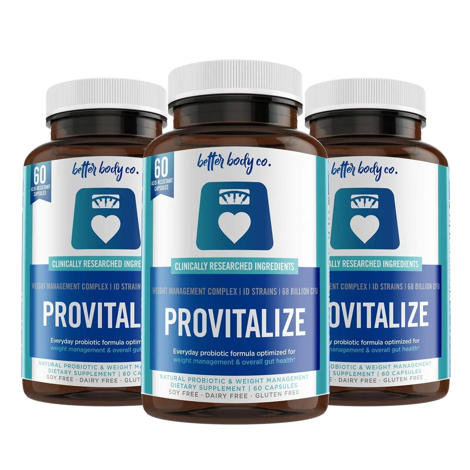 Better Body Co. Provitalize | Probiotics for Women, Menopause (3 Pack) - TrustMedUSA