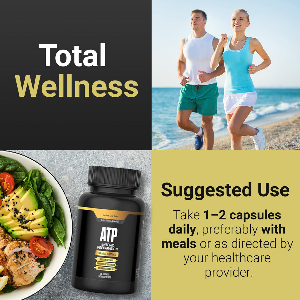 BETTER LIFE LAB ATP Supplement – Supports Cellular Energy Production, Mitochondrial Function & Active Lifestyles - TrustMedUSA