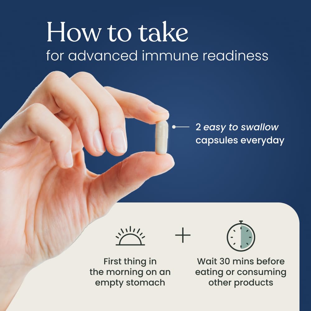 Better Way Health™ - Advanced Immune Readiness - Highly Purified 1,3/1,6 Beta Glucan 100 - Clinically Tested Immune Defense - 100mg/60 Capsules - TrustMedUSA