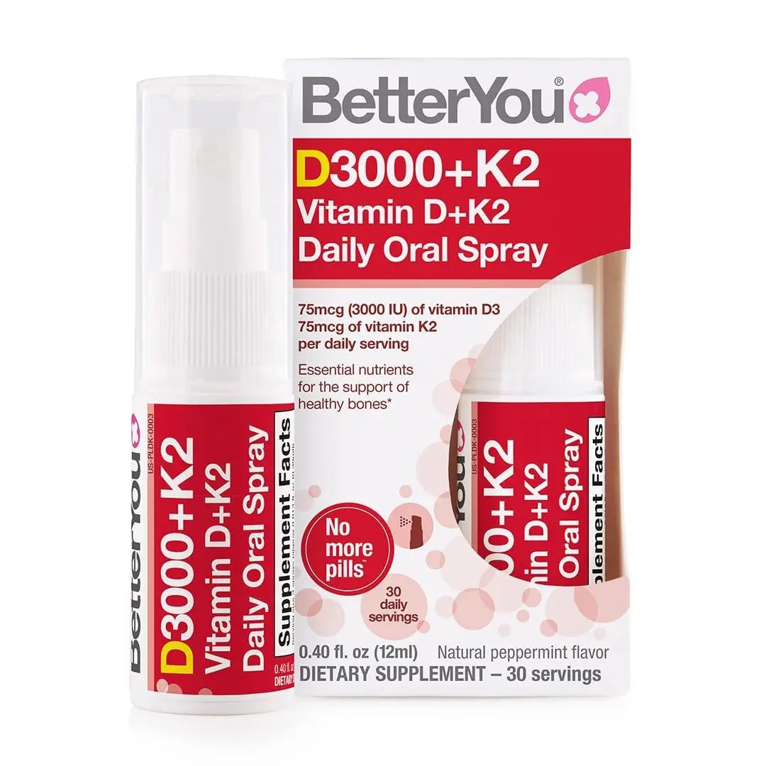 BetterYou D3000 + Vitamin D + K2 Spray 12ml - TrustMedUSA
