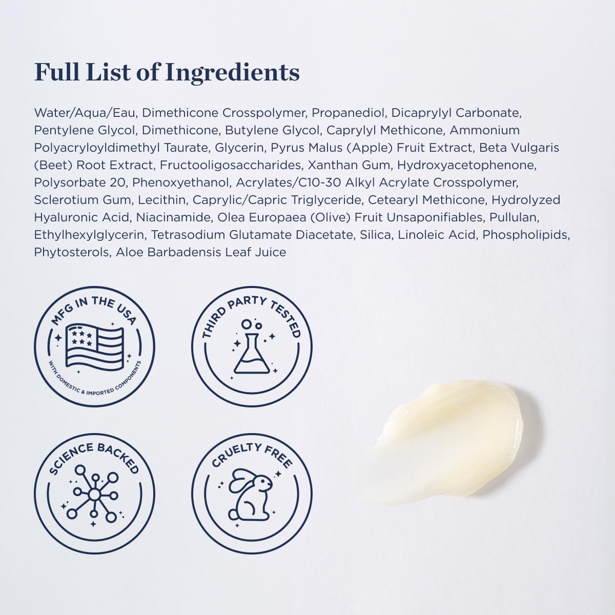Beverly Hills MD Quench + Hydrate Daily Gel Moisturizer- Visibly Smooth, Plump, Hydrate Face & Neck for Wrinkles, Sagging- Skin Smoothing & Re-Energizing- Visibly Reduce Signs of Aging w/Niacinamide - TrustMedUSA