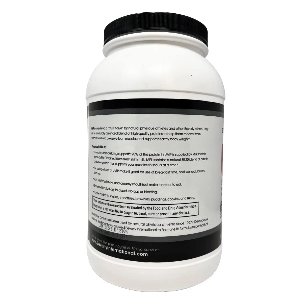 Beverly International UMP Protein Powder, Chocolate. Unique Whey-Casein Ratio Builds Lean Muscle. Easy to Digest. No Bloat. (32.8 oz) 2lb .8 oz - TrustMedUSA