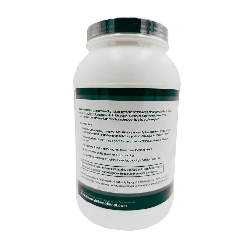 Beverly International UMP Protein Powder, Cookies & Cream. Unique Whey-Casein Ratio Builds Lean Muscle. Easy to Digest. No Bloat. (32.8 oz) 2lb .8 oz - TrustMedUSA