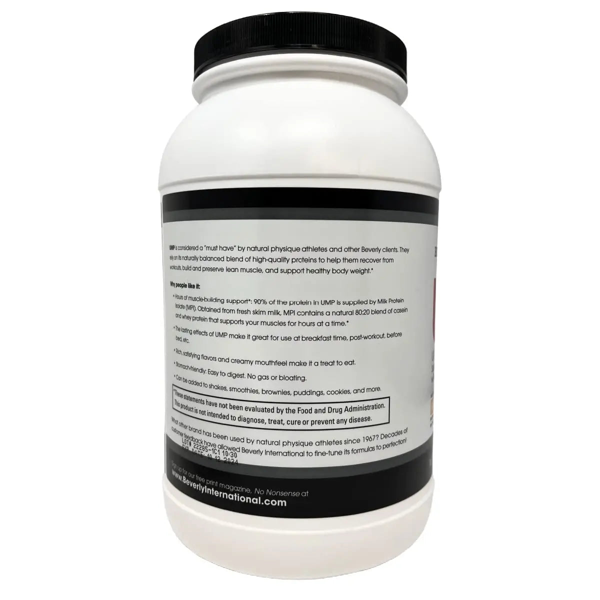 Beverly International UMP Protein Powder, Graham Cracker. Unique Whey-Casein Ratio - TrustMedUSA