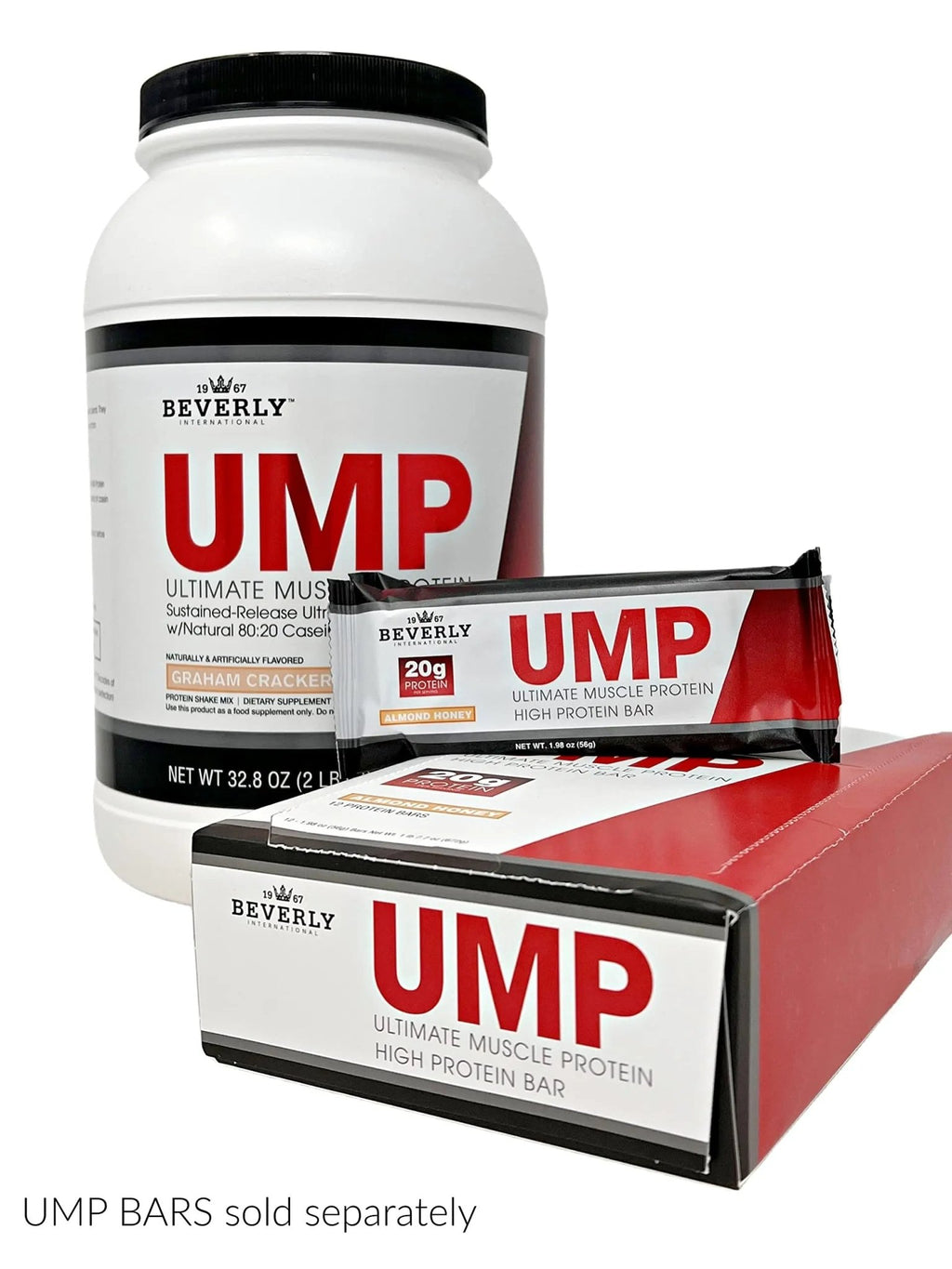 Beverly International UMP Protein Powder, Graham Cracker. Unique Whey-Casein Ratio - TrustMedUSA
