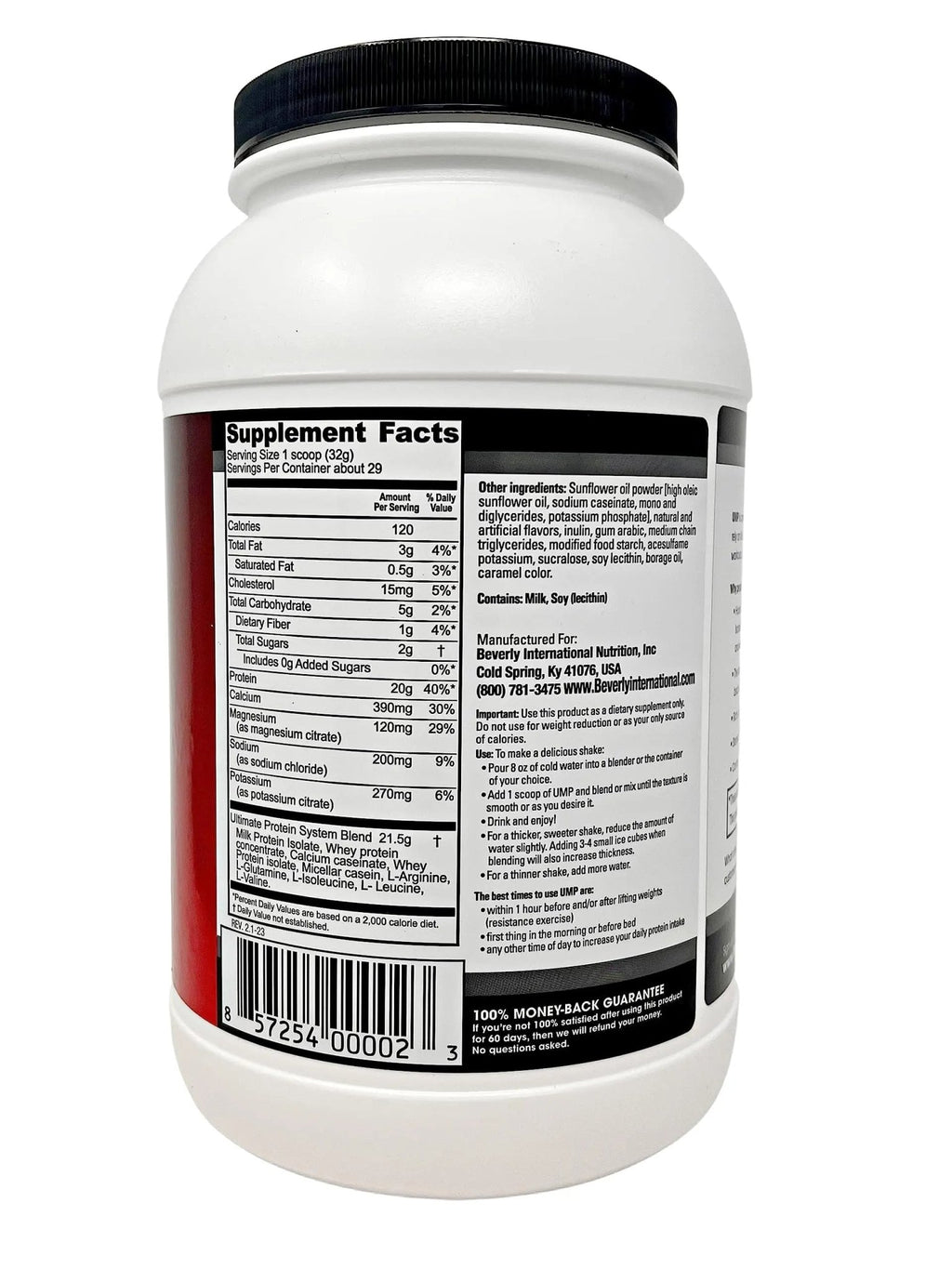 Beverly International UMP Protein Powder, Graham Cracker. Unique Whey-Casein Ratio - TrustMedUSA