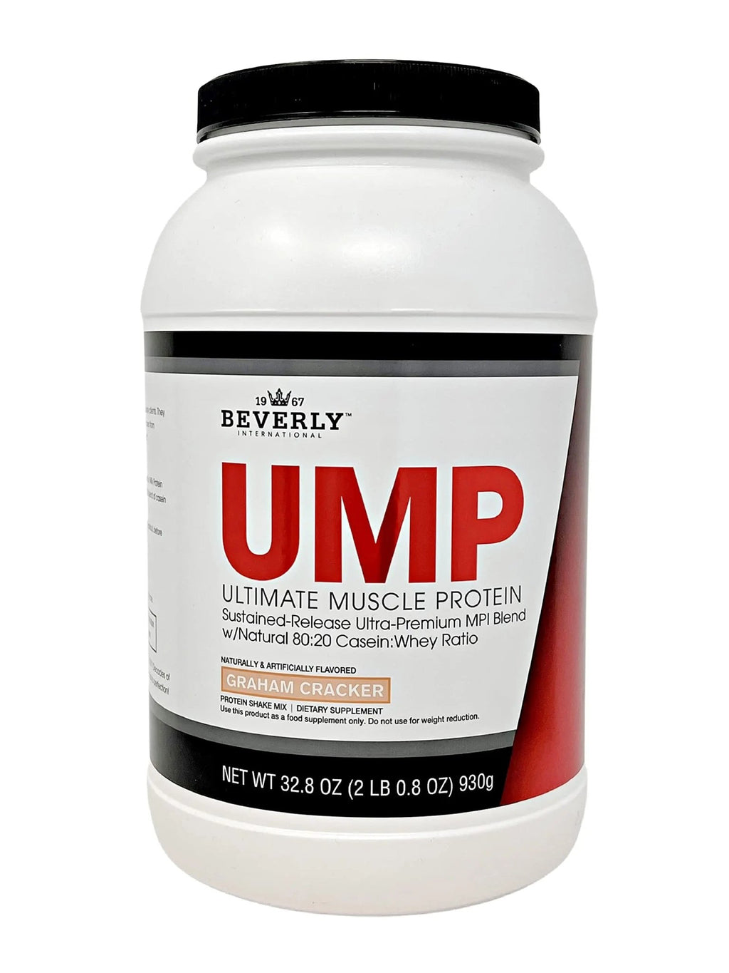 Beverly International UMP Protein Powder, Graham Cracker. Unique Whey-Casein Ratio - TrustMedUSA