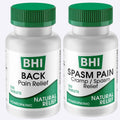 BHI Pain & Spasm Bundle BHI Back Homeopathic Support for Back Pain (100 Tablets) +BHI Spasm, Natural Relief for Cramps & Spasms, Homeopathic Medicine (100 Tablets) - TrustMedUSA