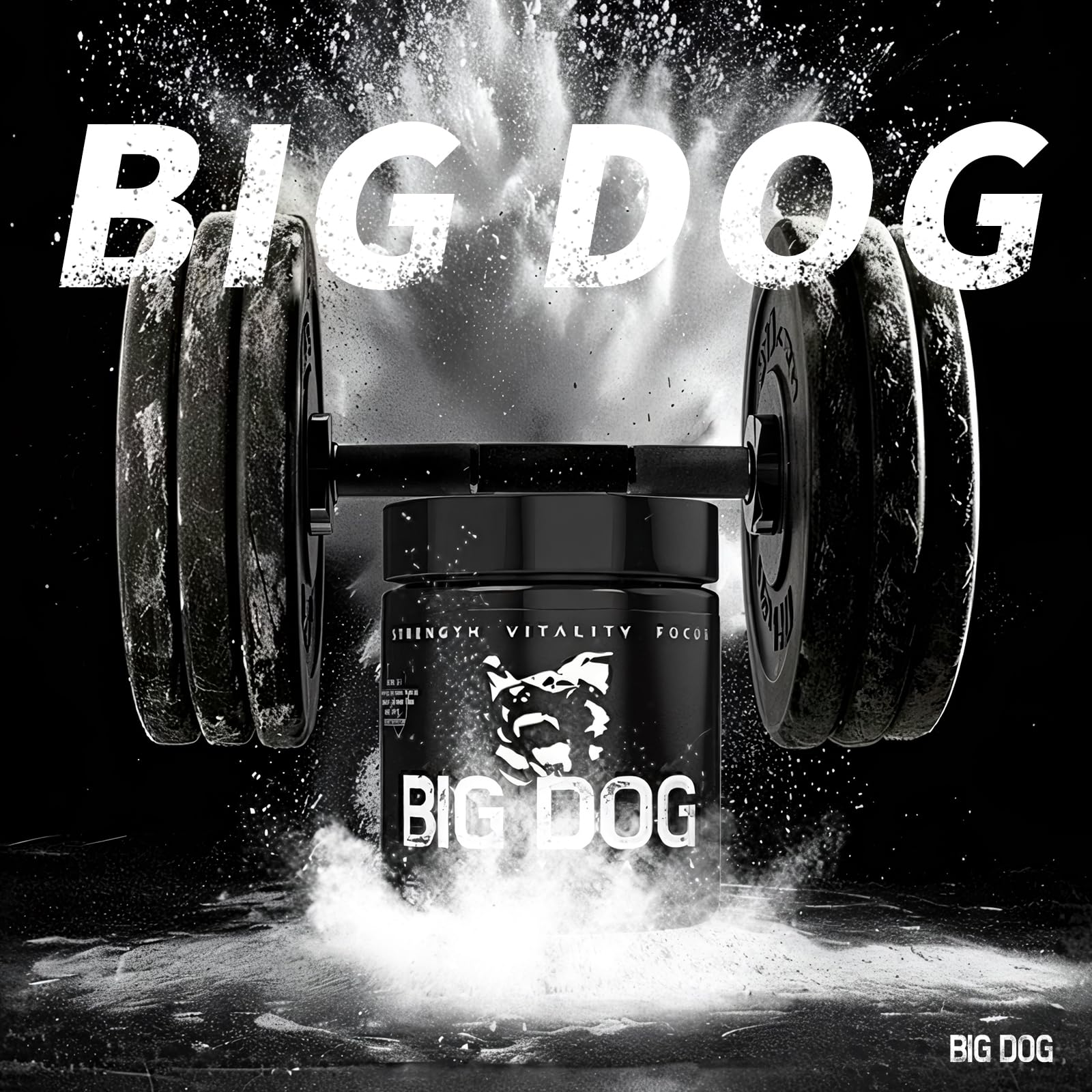Big Dog Total Male 3-in-1 Total Alpha Blend Men’s Must-Have, Non-GMO - Natural Energy & Endurance Support, 60 Count (Big Dog Total - 1Pcs) - TrustMedUSA