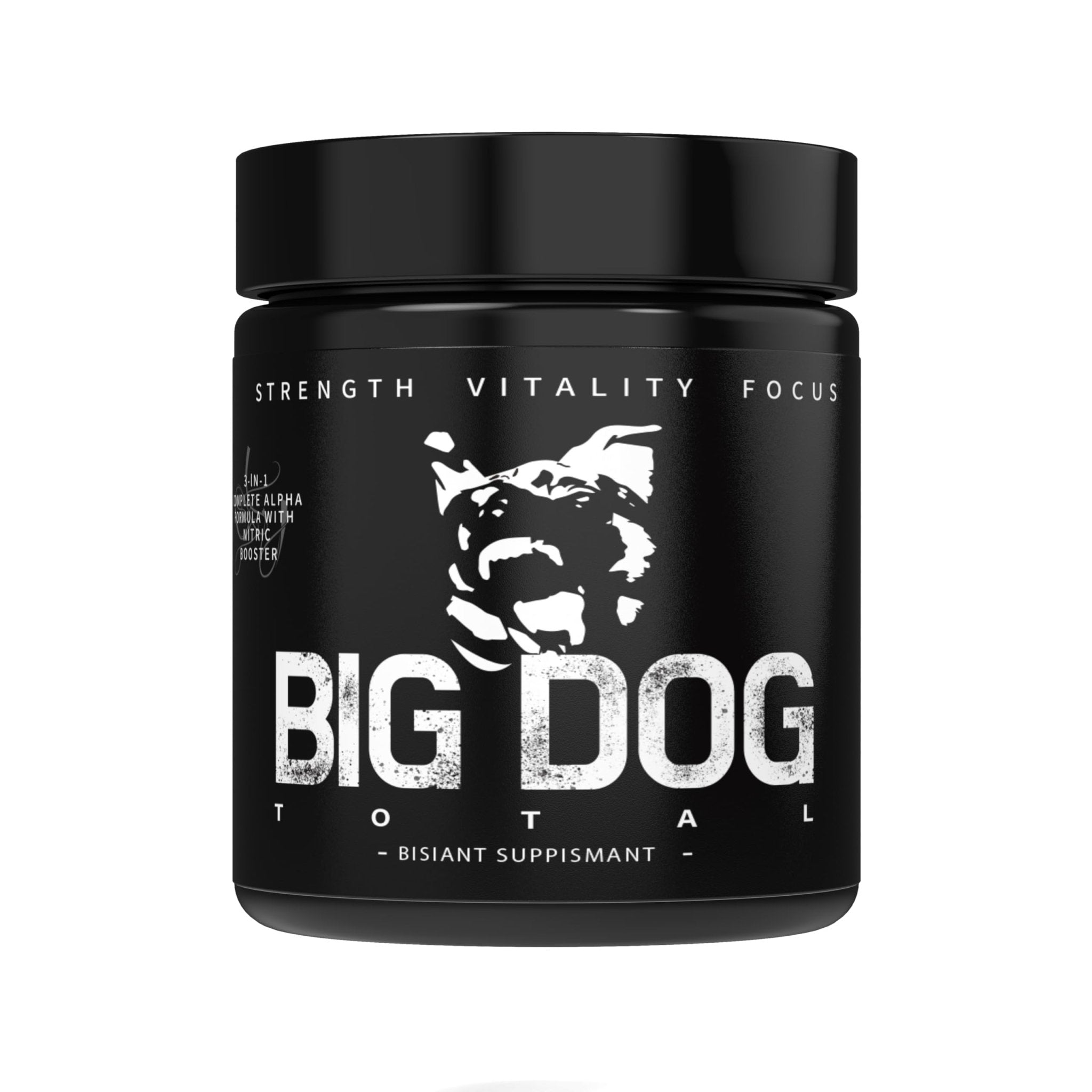 Big Dog Total Male 3-in-1 Total Alpha Blend Men’s Must-Have, Non-GMO - Natural Energy & Endurance Support, 60 Count (Big Dog Total - 1Pcs) - TrustMedUSA