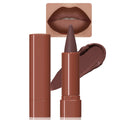 BINGBRUSH 2-in-1 Gradient Dark Brown Lip Liner & Lipstick Combo,Matte Longwear Waterproof Lip Pencil with Cone Tip,Smudge Proof Crayon for Flawless Ombre Contour,Women's Long Lasting Makeup Set - TrustMedUSA