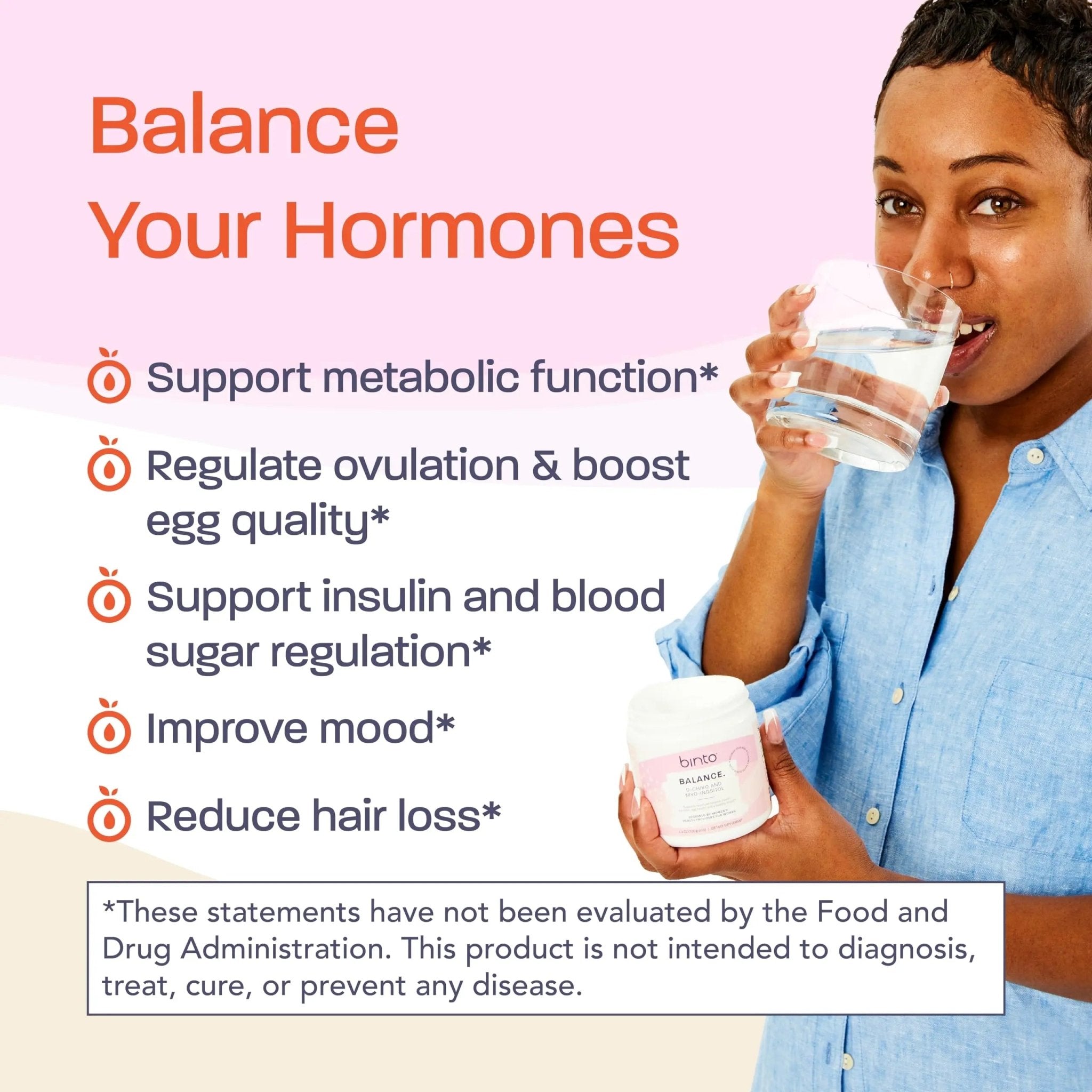 Binto Inositol Powder Mix | 60-Day Supply | 40:1 Ratio of Myo and D-Chiro Inositol - TrustMedUSA