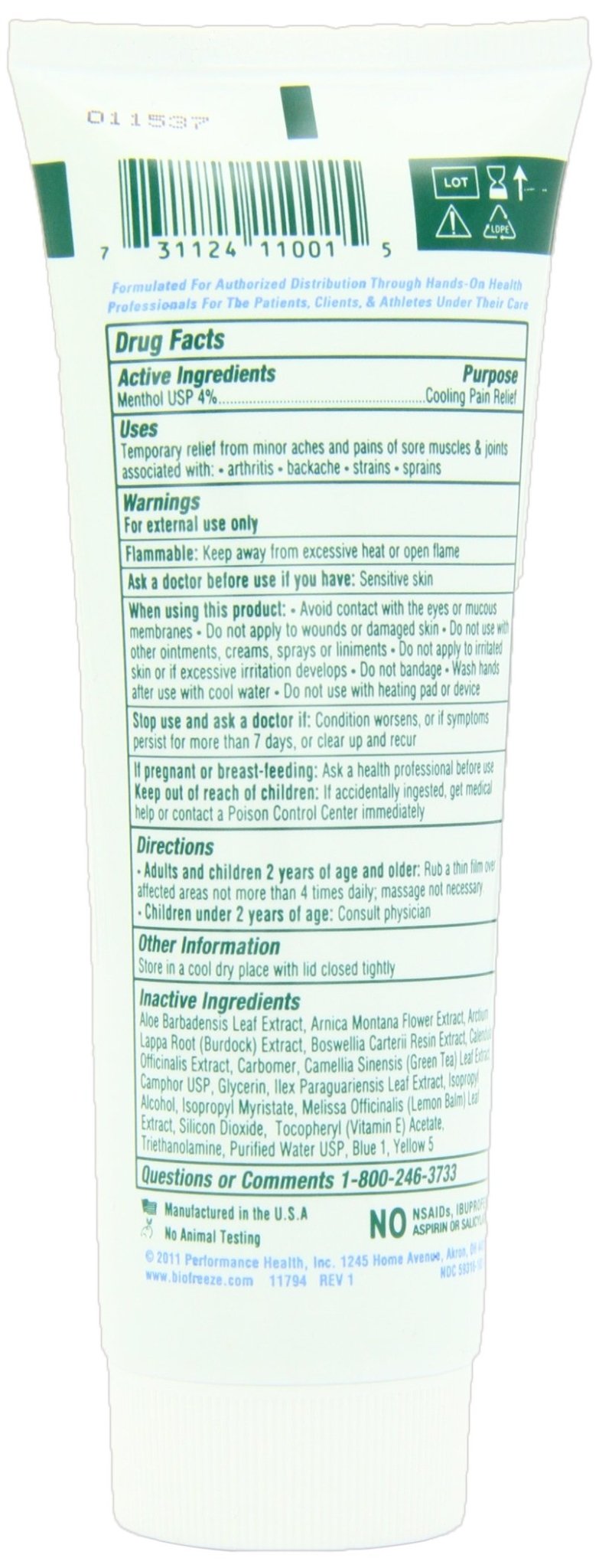 Bio Freeze Pain Relieving Gel, 4 Ounce, 12-Count - TrustMedUSA