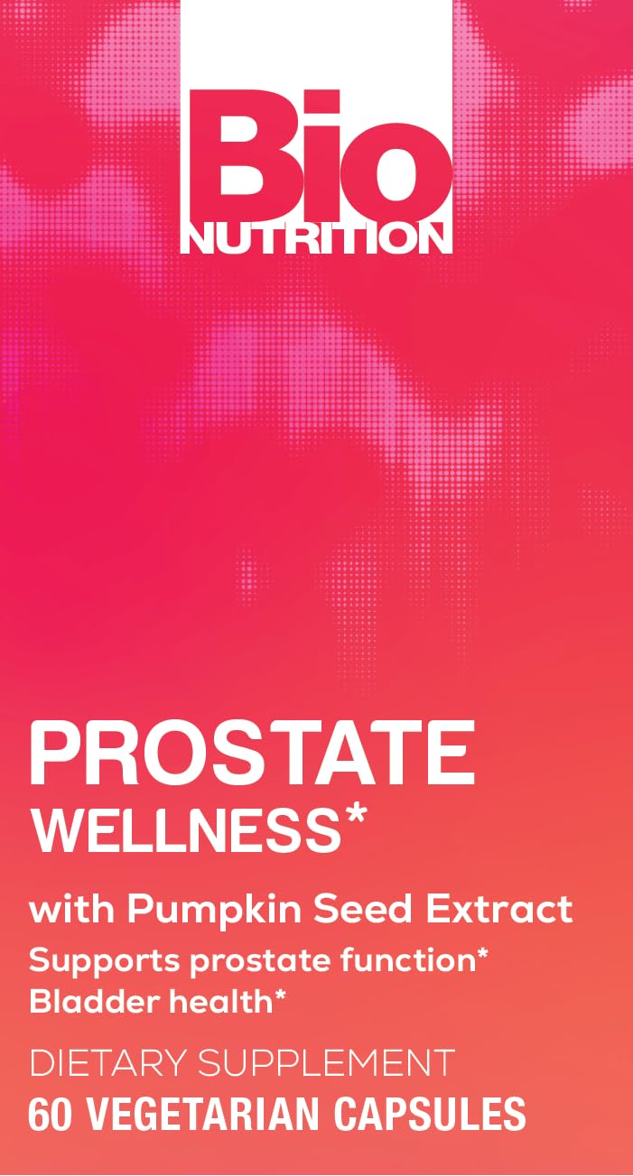 Bio Nutrition Prostate Wellness with Pumpkin Seed Extract 60 Capsules - TrustMedUSA