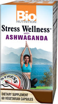 Bio Nutrition Stress Wellness with Ashwagandha, 60 Vegetarian Capsules - TrustMedUSA