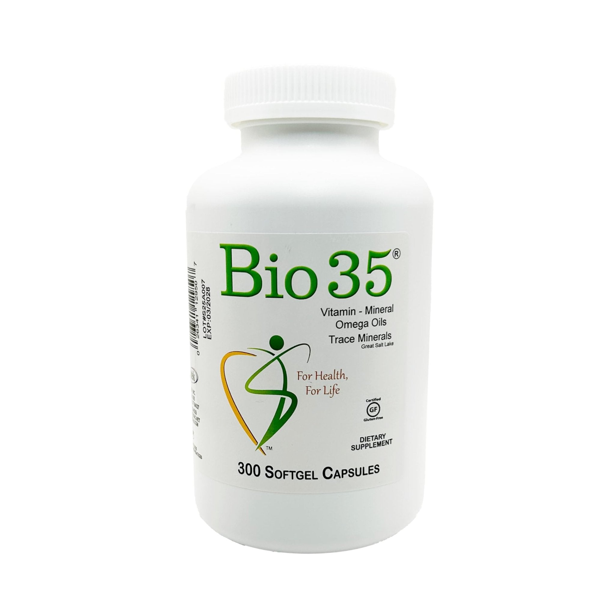 Bio35 / 300 sg Original, Gluten Free, Daily Multivitamin for Men & Women Wellness – Bio35 High Potency Softgel with Trace Minerals, Multi Vitamins for Immune Support, Digestion, & Energy, - TrustMedUSA