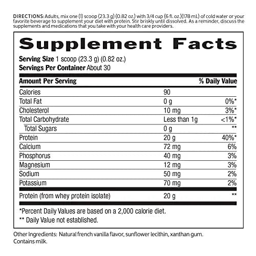 Biochem 100% Whey Sugar-Free Natural 20g, 24.6oz, Certified Vegetarian, Certified Gluten - TrustMedUSA