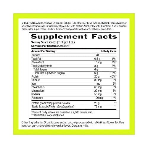 Biochem, Whey Protein Powder, 20g of Protein to Support Muscles and Intense Workouts - TrustMedUSA