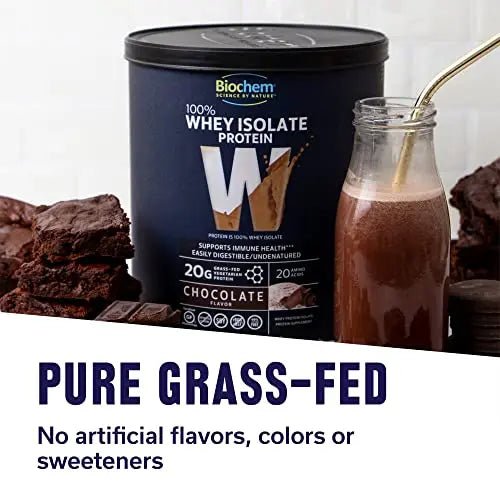 Biochem, Whey Protein Powder, 20g of Protein to Support Muscles and Intense Workouts - TrustMedUSA