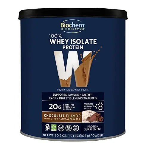 Biochem, Whey Protein Powder, 20g of Protein to Support Muscles and Intense Workouts - TrustMedUSA