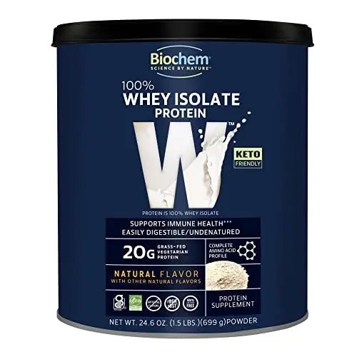 Biochem, Whey Protein Powder, 20g of Protein to Support Muscles and Intense Workouts - TrustMedUSA