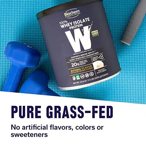 Biochem, Whey Protein Powder, 20g of Protein to Support Muscles and Intense Workouts - TrustMedUSA