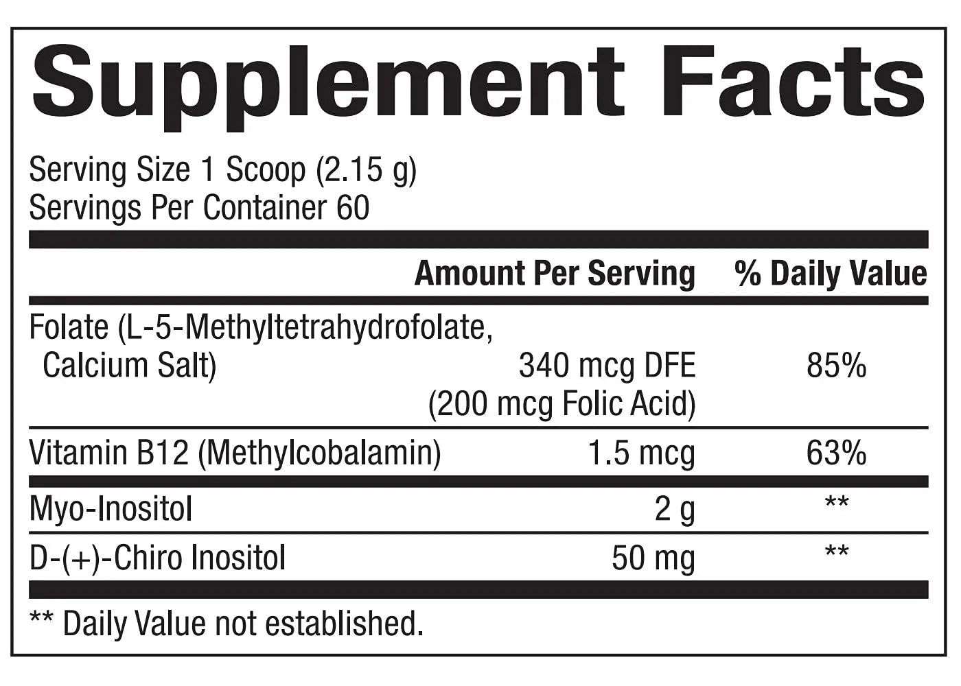 Bioclinic Naturals - Myo-Inositol 129 g Powder - TrustMedUSA