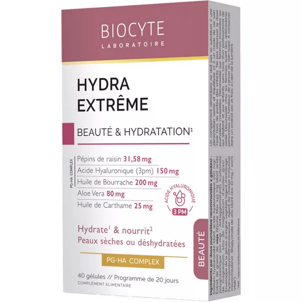 Biocyte Hydra Extrême Dry and Dehydrated Skin 40 capsules - TrustMedUSA