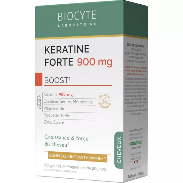 Biocyte Keratine Forte Boost 60 Capsules - TrustMedUSA