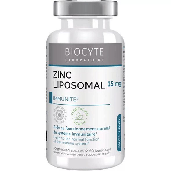 Biocyte Longevity ZN Zinc Liposome 60 capsules - TrustMedUSA