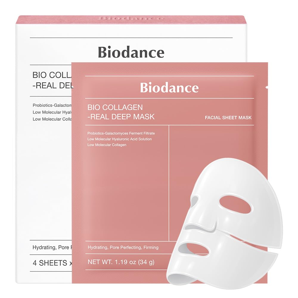 BIODANCE Bio-Collagen Real Deep Mask, Hydrating Overnight Hydrogel Face Mask - TrustMedUSA