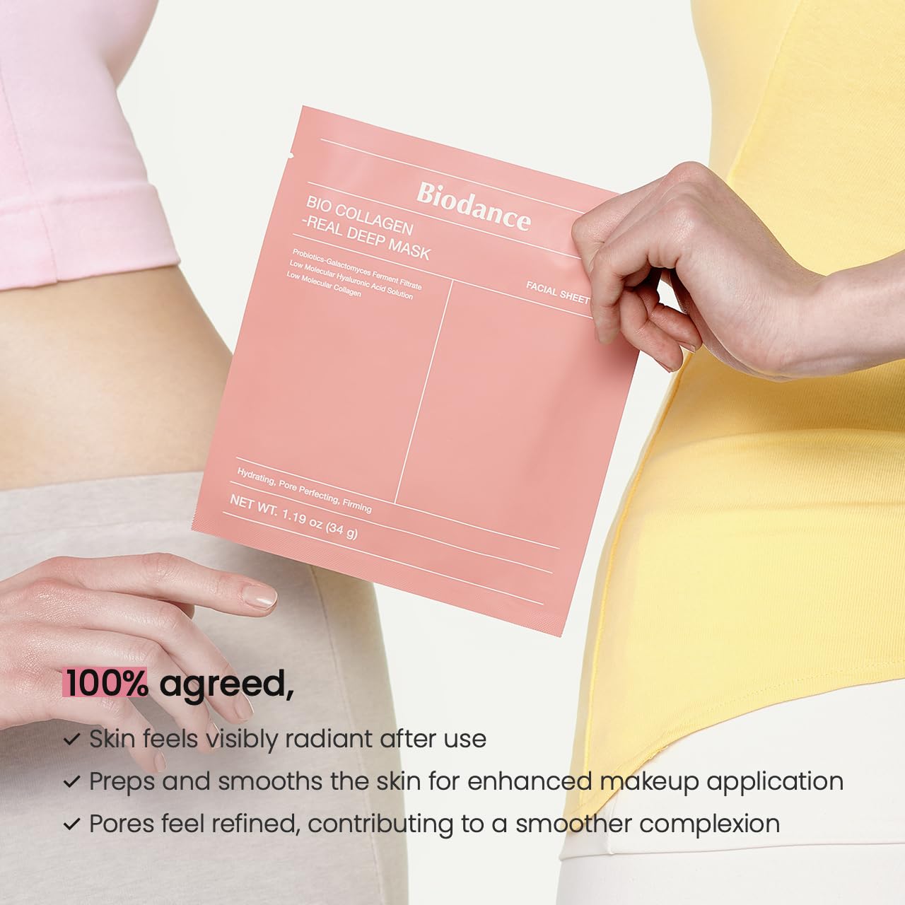 BIODANCE Bio-Collagen Real Deep Mask, Hydrating Overnight Hydrogel Face Mask - TrustMedUSA