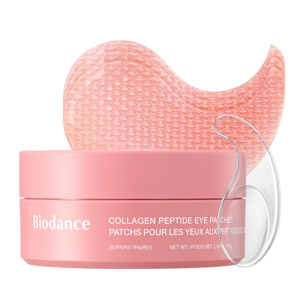 BIODANCE Collagen Peptide Eye Patches, Anti Wrinkle & Smile Line Patches for Face, Under Eye Mask for Fine Lines & Eye Bags - TrustMedUSA