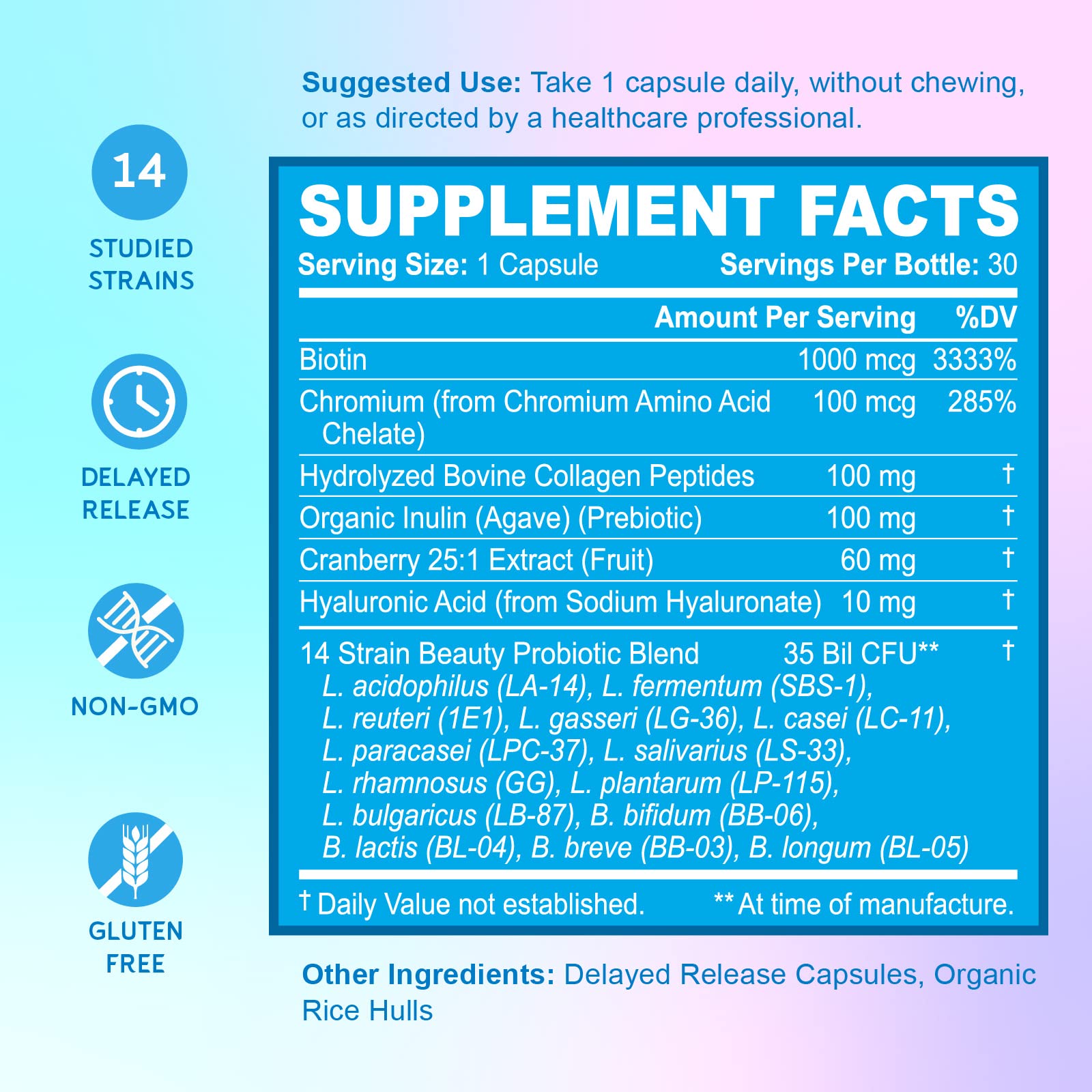 BioEmblem Beauty Probiotics for Women and Joint Support - TrustMedUSA
