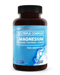 BioEmblem Triple Magnesium Complex | 300mg Magnesium Glycinate, Malate & Citrate | High Absorption Chelated Formula - TrustMedUSA