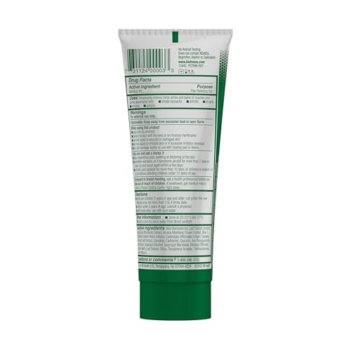 Biofreeze Gel Pain Relief, Knee & Lower Back Pain Relief, Arthritis Pain Reliever, Sore Muscle Relief, Neck Pain Relief, Cooling Joint Pain Relief, Menthol Gel 3 Fl Oz - TrustMedUSA